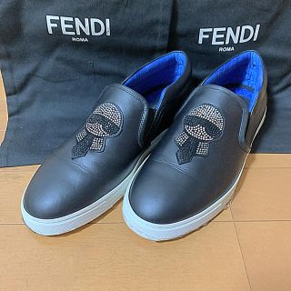 フェンディ(FENDI)のFENDI Karl Loves FENDI スリッポン サイズ6(スリッポン/モカシン)