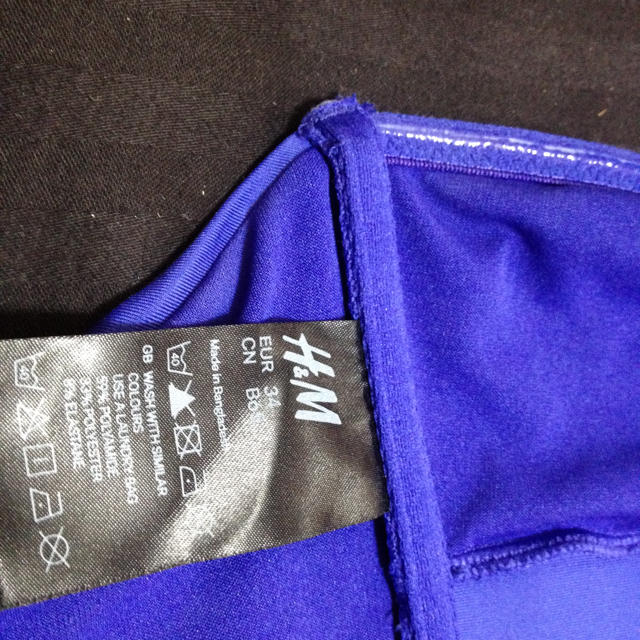 H&M(エイチアンドエム)のブラトップ ブルー レディースの水着/浴衣(水着)の商品写真
