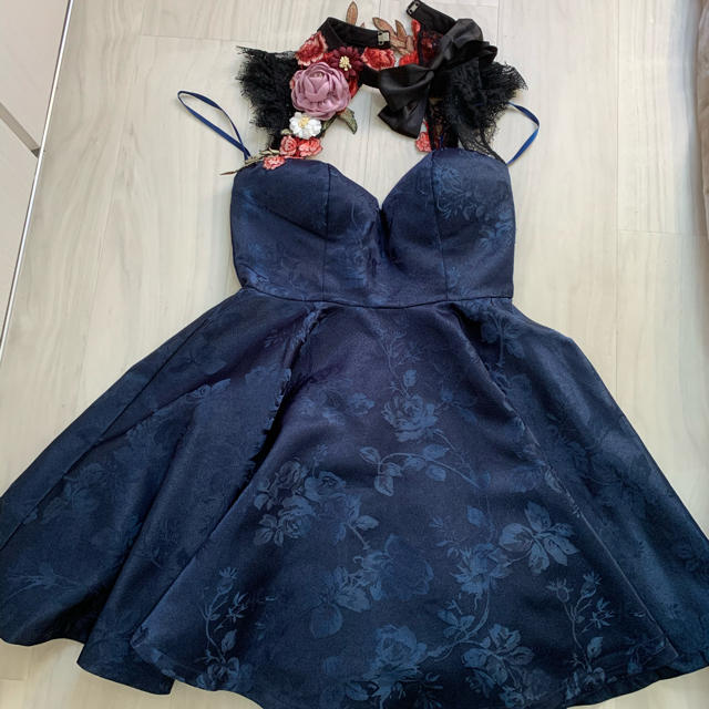 ローブドフルール ミニドレス レディースのフォーマル/ドレス(ナイトドレス)の商品写真