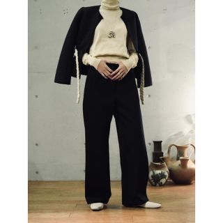 UNUSED WOOL PANTS ウールパンツ(カジュアルパンツ)