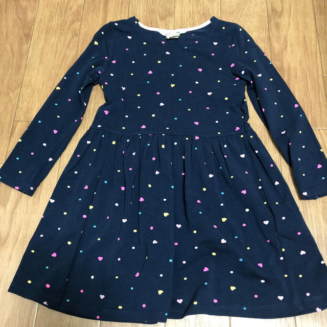 H&M(エイチアンドエム)のH&M 長袖ワンピース　100サイズ キッズ/ベビー/マタニティのキッズ服女の子用(90cm~)(ワンピース)の商品写真