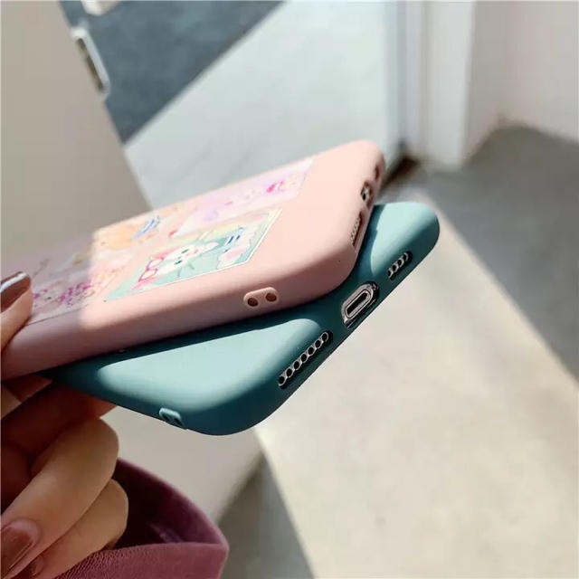 Disney(ディズニー)のディズニー ピンク　ダッフィー&フレンズ　iPhoneXR スマホ/家電/カメラのスマホアクセサリー(iPhoneケース)の商品写真