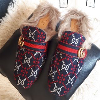 グッチ(Gucci)の【新品未使用】グッチ 19クルーズ プリンスタウン GG ダイヤモンドファー(ドレス/ビジネス)