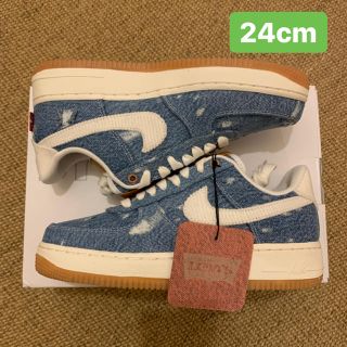 ナイキ(NIKE)の24cm Nike By You Air Force 1 Levi's (スニーカー)