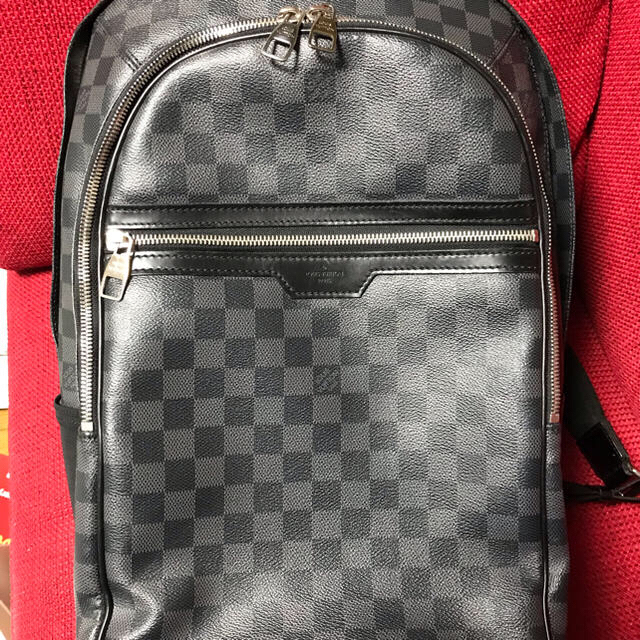 訳あり VUITTON LOUIS - ミカエルリュックバッグダミエグラフィット