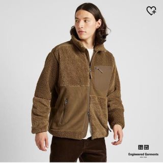 ユニクロ(UNIQLO)のUNIQLO ユニクロ　フリースコンビネーションジャケット(ブルゾン)