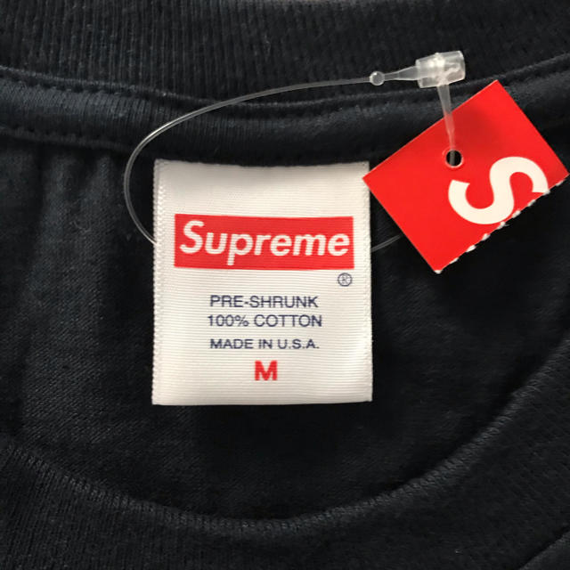 Supreme(シュプリーム)の完売品　20SS SUPREME SHOP TEE M NAVY 原宿購入 メンズのトップス(Tシャツ/カットソー(半袖/袖なし))の商品写真