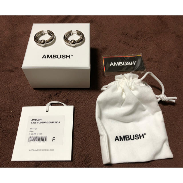 AMBUSH - ambush ピアス(両耳)の通販 by J shop|アンブッシュ AMBUSH - ambush ピアス(両耳)の通販 by J shop|アンブッシュ