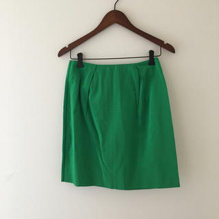 トゥモローランド(TOMORROWLAND)のballsey  ボールジー  タイトスカート/38 緑 グリーン(ひざ丈スカート)