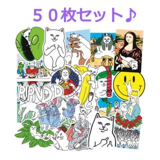 リップンディップ ステッカー シール Ripndip 「５０枚セット♪」 028(キャラクターグッズ)