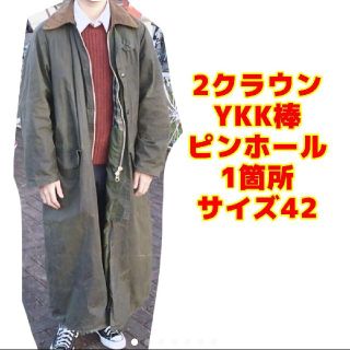 バーブァー(Barbour)のBARBOUR ロングコート Burghley バーレイ 42 YKK(ステンカラーコート)