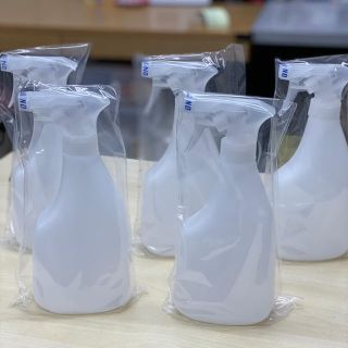 高品質 スプレーボトル　5本 容器 霧吹き アルコール エタノール　コロナ　除菌(アルコールグッズ)