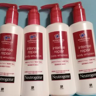 ニュートロジーナ(Neutrogena)のニュートロジーナ インテンスリペア ボディエマルジョン 超乾燥肌用 無香料×４本(ボディクリーム)