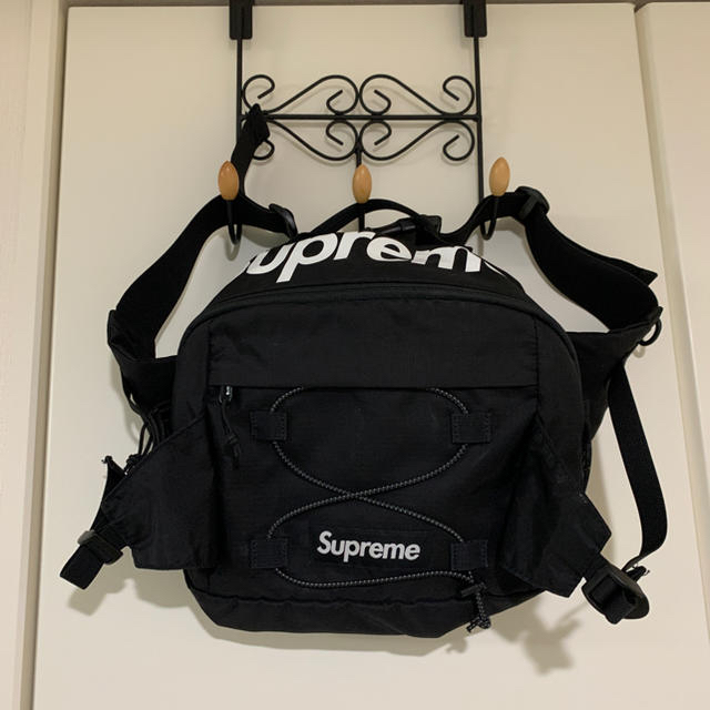 17ss Supreme waist bag black