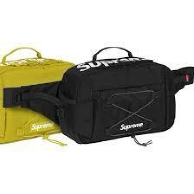 Supreme 17SS waist bag black ブラック