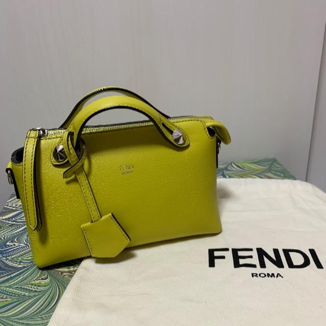 FENDI フェンディ　バイザウェイ　ショルダーバッグ　イエロー