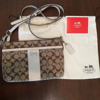 コーチ(COACH)の【美品】coach ショルダーバック(ショルダーバッグ)