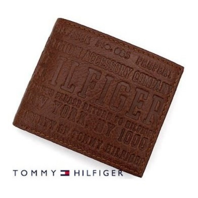 新品未使用　トミーヒルフィガー　二つ折り財布　31TL25X022