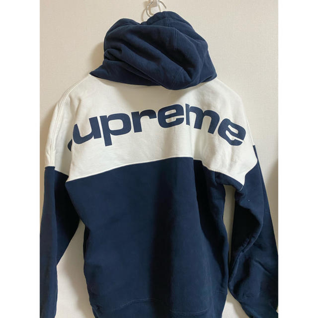 supreme blocked hooded sweatshirt Ｌ納品書あり