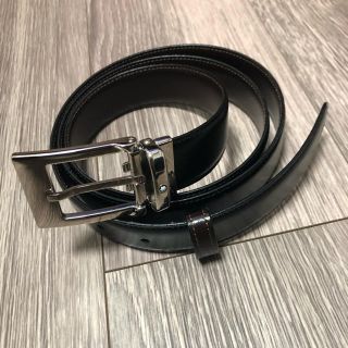 モンブラン(MONTBLANC)のMONTBLANC ベルト （ブラック×ブラウン）  (ベルト)