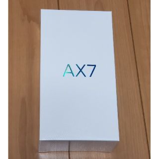 アンドロイド(ANDROID)のOPPO AX7 ゴールド　新品未開封(スマートフォン本体)