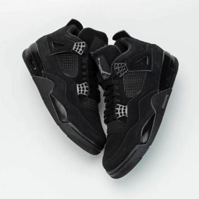 NIKE(ナイキ)のNIKE AIR JORDAN 4 BLACK CAT メンズの靴/シューズ(スニーカー)の商品写真