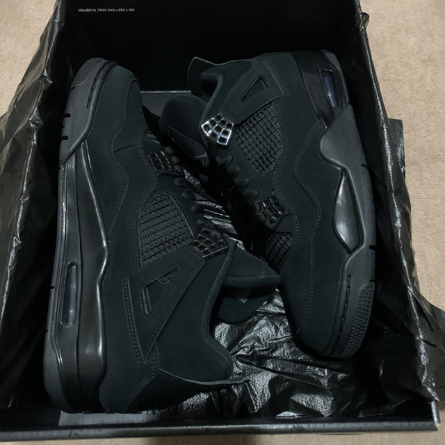 NIKE(ナイキ)のNIKE AIR JORDAN 4 BLACK CAT メンズの靴/シューズ(スニーカー)の商品写真