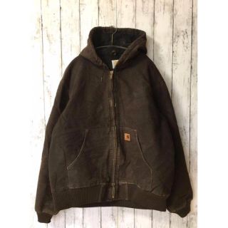 カーハート(carhartt)の【Mexico製】カーハート ダックパーカー アクティブジャケットダークブラウン(ブルゾン)