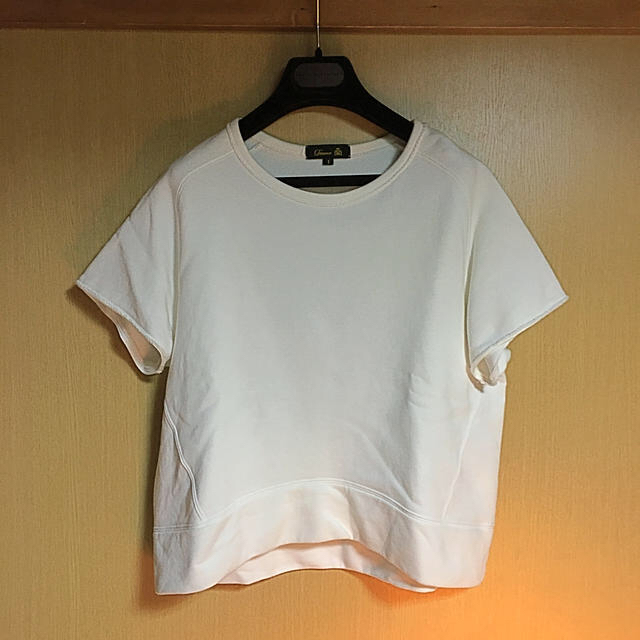 Drawer(ドゥロワー)のドゥロワーの半袖白 レディースのトップス(Tシャツ(半袖/袖なし))の商品写真