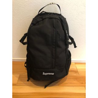 シュプリーム(Supreme)のsupreme 18ss back pack バックパック リュック　正規品　黒(バッグパック/リュック)