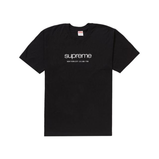 黒M Supreme Shop Tee 20ss