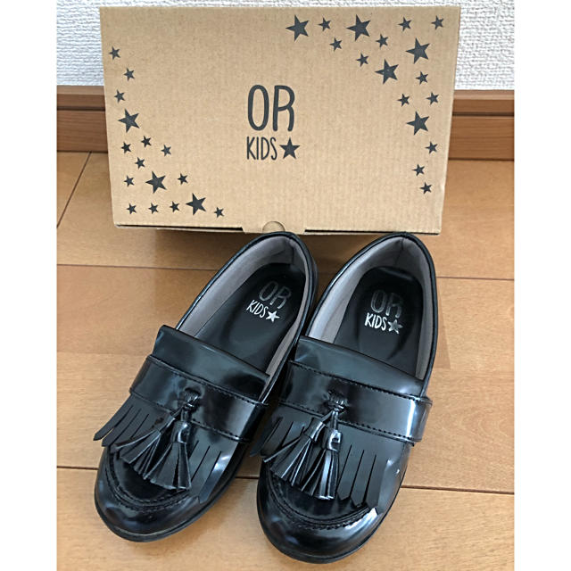 ORiental TRaffic(オリエンタルトラフィック)のORkids♡フリンジローファー19㎝ キッズ/ベビー/マタニティのキッズ靴/シューズ(15cm~)(ローファー)の商品写真