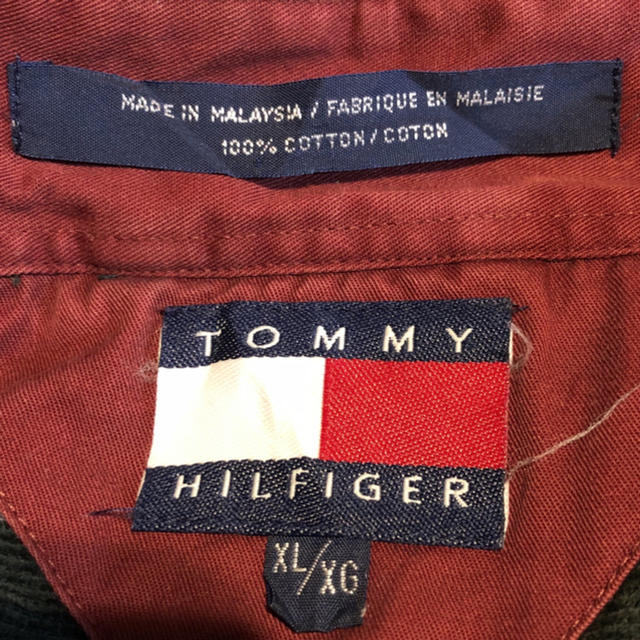 TOMMY HILFIGER(トミーヒルフィガー)の【激レア】90s トミーヒルフィガー マルチストライプ コーデュロイ シャツ メンズのトップス(シャツ)の商品写真