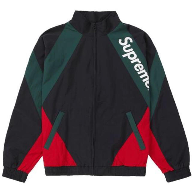 黒 M supreme paneled track jacket 20ss 新品 世界的に 18850円