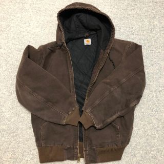 カーハート(carhartt)のカーハート　ダック生地アクティブジャケットブラウンM(ブルゾン)