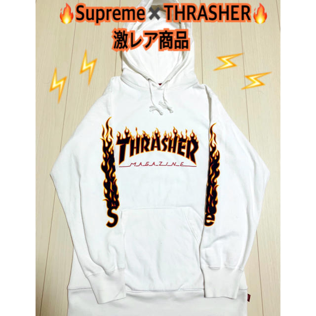 【激レア】【早い者勝ち！！】Supreme×THRASHER パーカー M