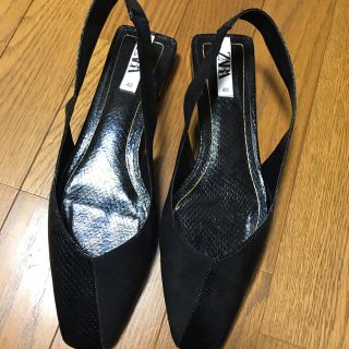 ザラ(ZARA)のZARA バックストラップパンプス　40(ハイヒール/パンプス)