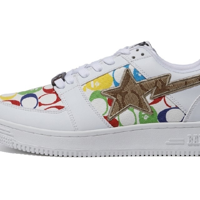 A BATHING APE(アベイシングエイプ)のレア☆エイプ×COACH Bape STA 25cm US7　コーチコラボ　靴 レディースの靴/シューズ(スニーカー)の商品写真