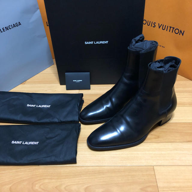 新作入荷!!】 - Laurent Saint saint ブーツ サイドゴア サンローラン