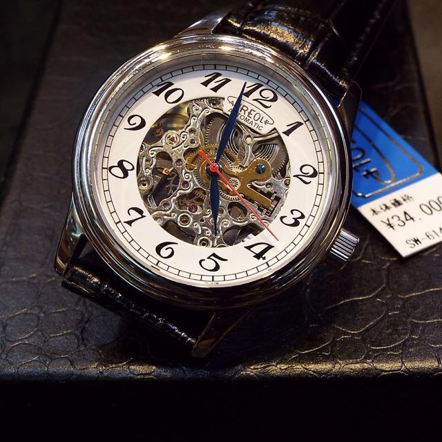 機械式 スケルトン 自動巻 入門用 オレオール 腕時計の通販 by MK カンパニー ｜ラクマ