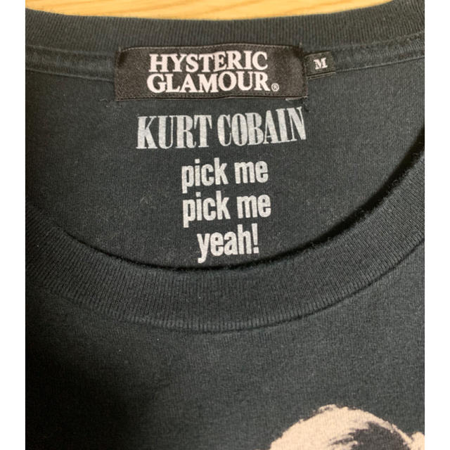 HYSTERIC GLAMOUR(ヒステリックグラマー)の【HYSTERIC GLAMOUR】カートコバーン NIRVANA Tシャツ M メンズのトップス(Tシャツ/カットソー(半袖/袖なし))の商品写真