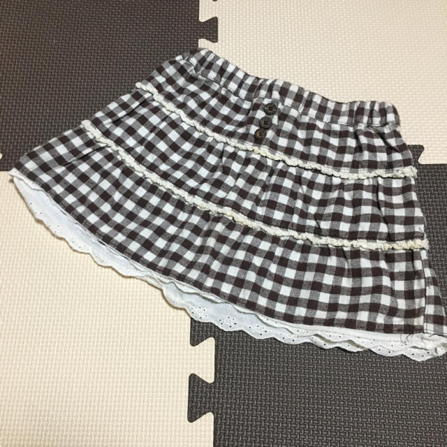 Biquette(ビケット)のビケット♡チェックネル素材スカート/80 キッズ/ベビー/マタニティのベビー服(~85cm)(スカート)の商品写真
