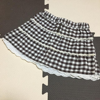 ビケット(Biquette)のビケット♡チェックネル素材スカート/80(スカート)