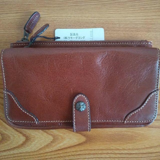 大人気再入荷 【再6値下げ:新品】本革 長財布 長財布