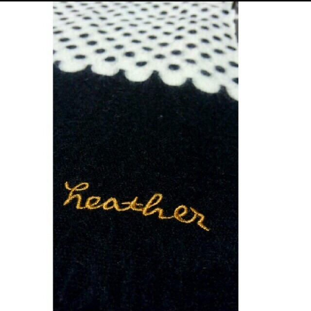 heather(ヘザー)のドット柄ストール レディースのファッション小物(マフラー/ショール)の商品写真