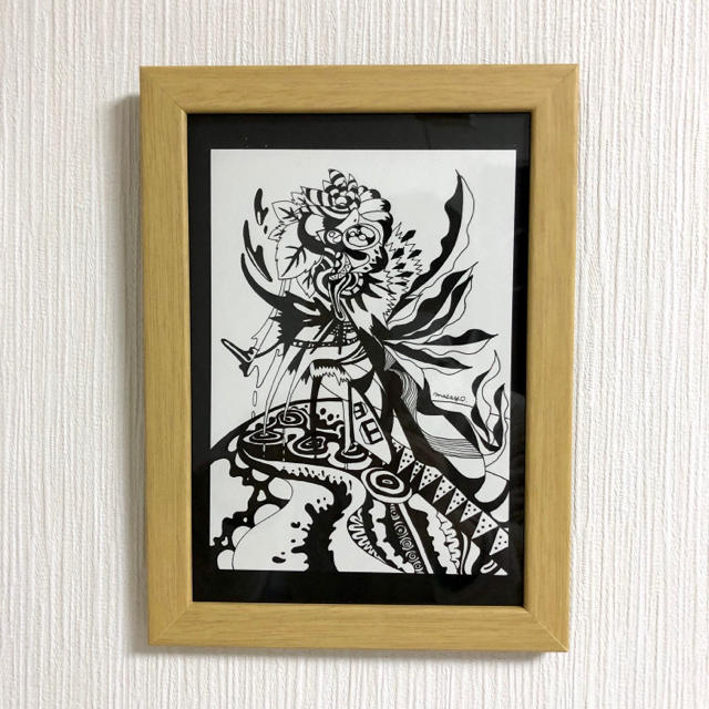 涙（ペン画） エンタメ/ホビーの美術品/アンティーク(絵画/タペストリー)の商品写真