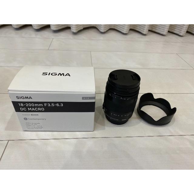 SIGMA(シグマ)のシグマ18-200mm F3.5-6.3DC  ニコン美品 スマホ/家電/カメラのカメラ(レンズ(ズーム))の商品写真