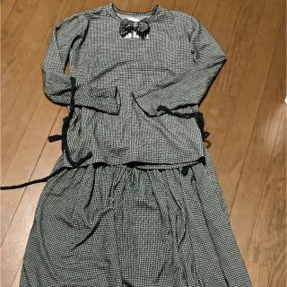 ピンクハウス セットアップ/コーデ(レディース)(ホワイト/白色系)の ... ピンクハウス セットアップ ロンT ロングスカート Lサイズ