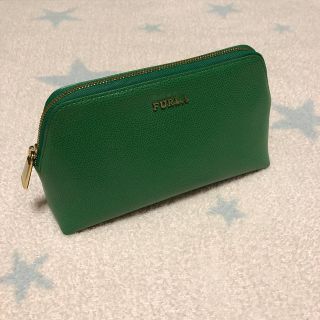 フルラ(Furla)の値下げします！FURLA コスメポーチ　グリーン(ポーチ)