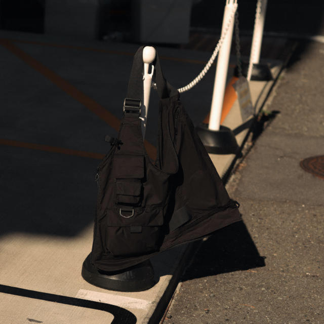 blackサイズLORINZA　2Way Bag Vest Black